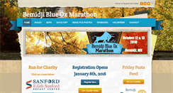 Desktop Screenshot of bemidjiblueoxmarathon.com